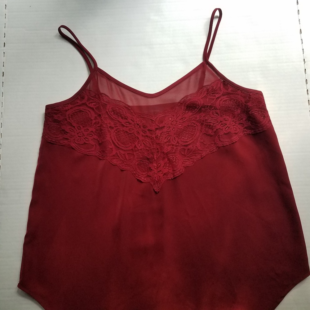 The Limited Red lace detail camisole blouse - Picture 2 of 5